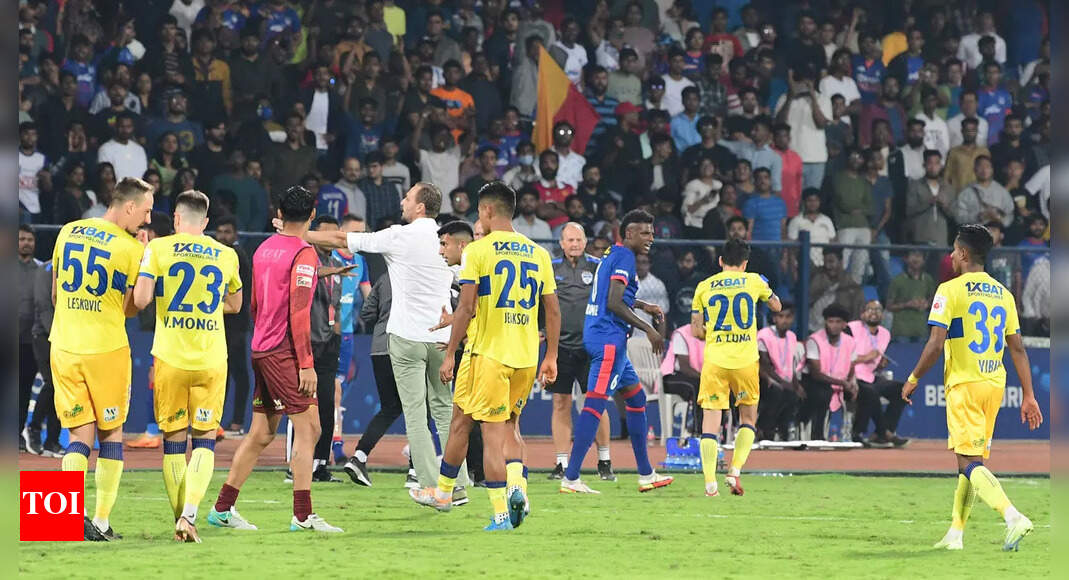 Kerala Blasters take walkout battle to CAS Football News Times of India