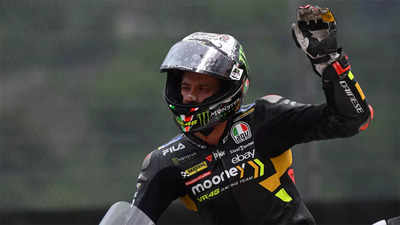 Marco Bezzecchi breaks lap record to take pole at Dutch MotoGP