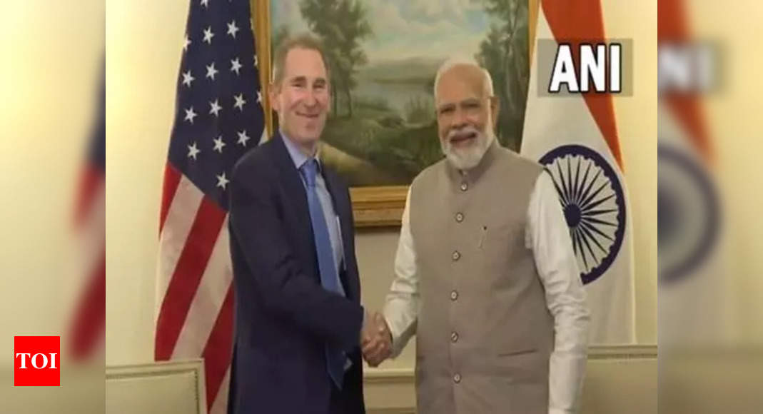 Amazon: Amazon to create 20 lakh jobs in India by 2030: CEO Andy Jassy to PM Narendra Modi – Times of India