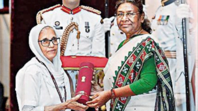 At 76, Lakshadweep’s first nurse Hindumbi K gets a national honour