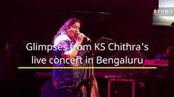 Glimpses from KS Chithra's live concert in Bengaluru