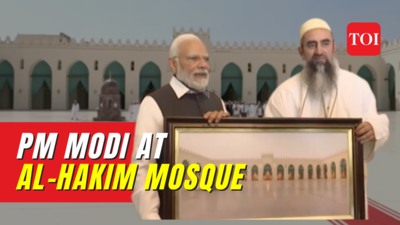 Watch: PM Narendra Modi visited Al-Hakim Mosque on his visit to Egypt