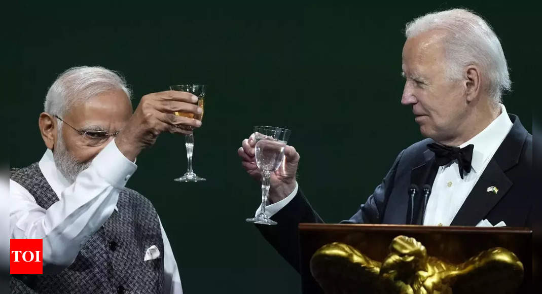 Biden:  India, US friendship among most consequential in world: President Biden | India News – Times of India