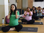 ​International Yoga Day: Pregnant women gather to practice yoga birthing an ancient technique