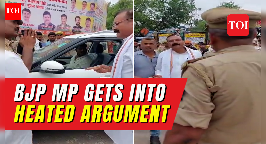UP: BJP MP, police inspector engage in verbal duel, video goes viral