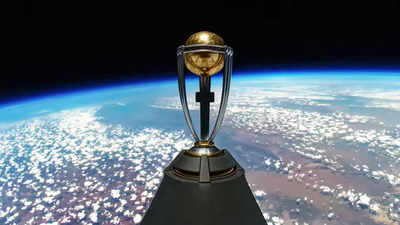 'Out of this world': In a first, ODI World Cup trophy tours space
