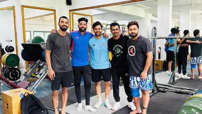 Rishabh Pant reunites with Team India teammates, shares pics