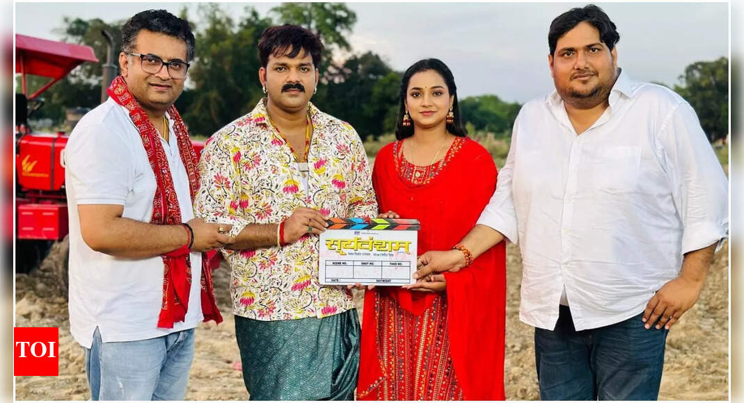 Pawan Singh and Astha Singh starts shooting for the new film