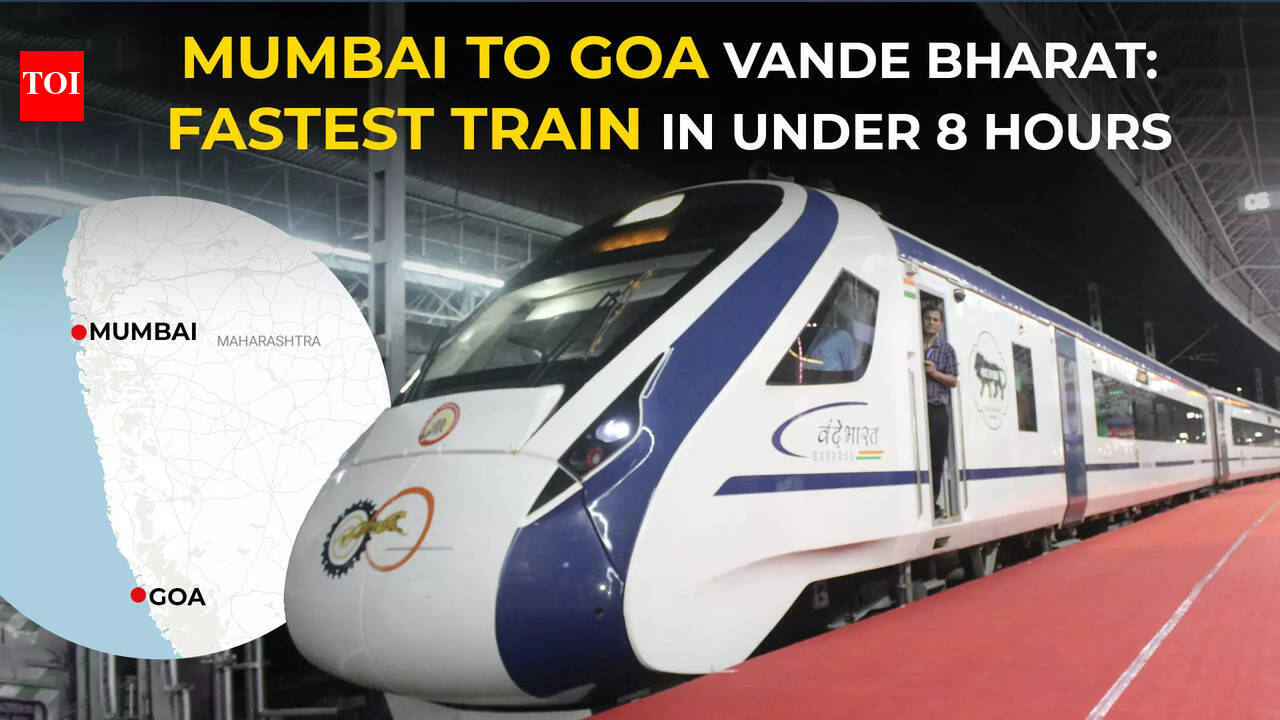 Mumbai Goa Vande Bharat: PM Modi flags off new Indian Railways train ...