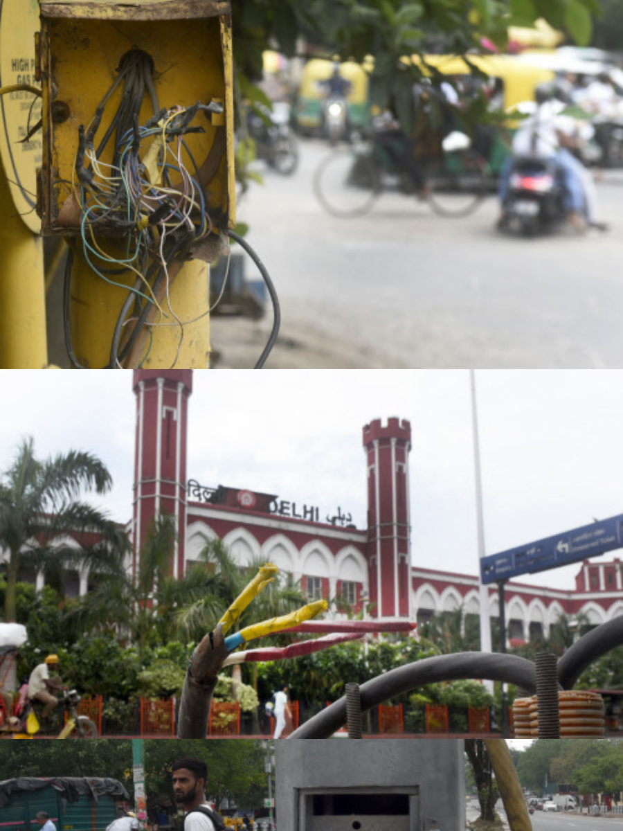 Day after woman dies of electrocution, loose wires still hang at Delhi railway stations - Vimarsana News