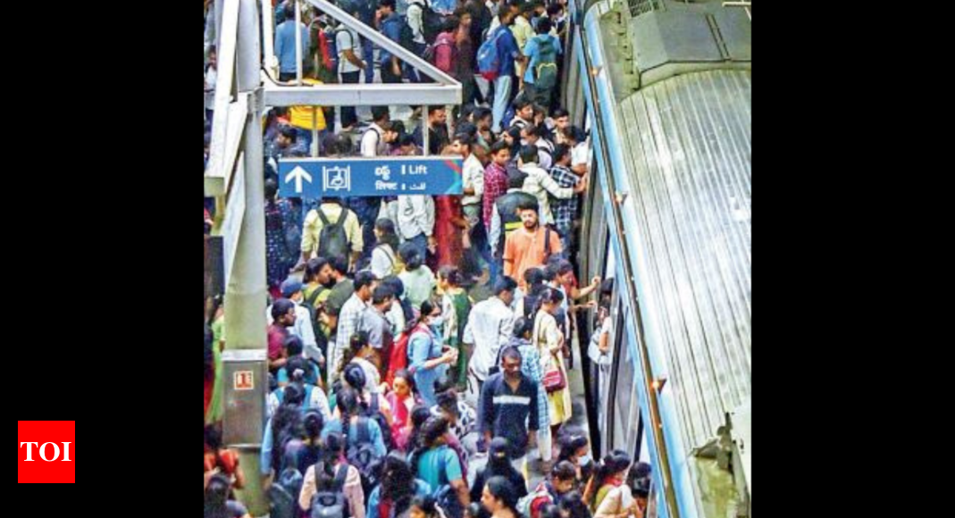 Hyderabad Metro News: Add Coaches To Ease Metro Overcrowding 