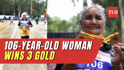 Dehradun News: 106-year-old Woman Bags 3 Gold Medals In A Sports Event ...