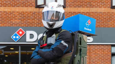 VIRAL: Domino's attempts world's first jet suit delivery in the UK