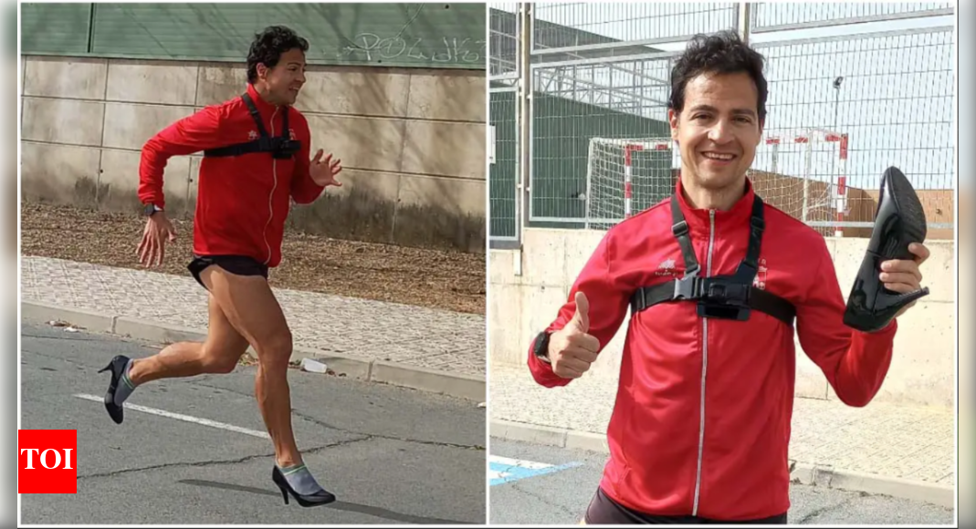 This man ran 100-metres in high heels and created a world record ...