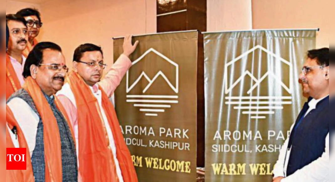 Cm Inaugurates ‘india’s First’ Aroma Park Dehradun News Times of India