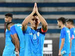 In pictures: Sunil Chhetri's stunning volley against Kuwait makes him all-time top goalscorer in SAFF Championship