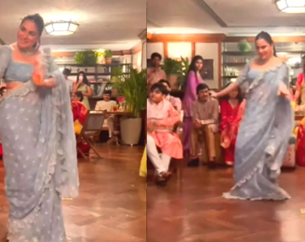
Shraddha Arya impresses fans with her dance moves on ‘shaadi wala gana’
