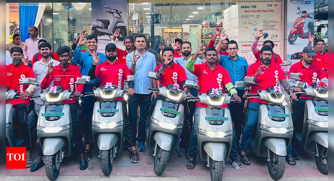 Tvs TVS partners Zomato, to deploy 10k electric scooters in delivery