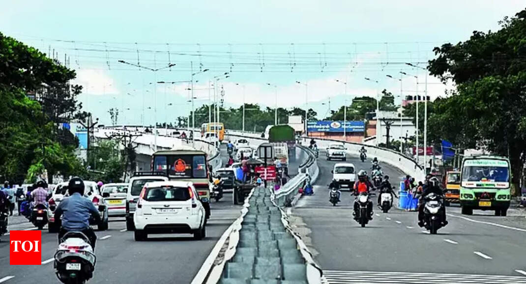 Gn Mills Gn Mills Flyover Trial Run Begins Coimbatore News Times