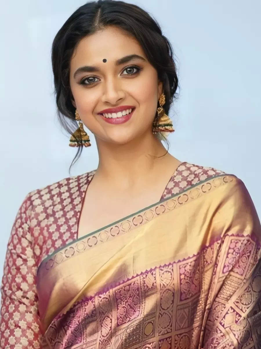 Mesmerizing Saree Looks Of Keerthy Suresh | Times Of India