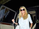 Paris Hilton leaves India