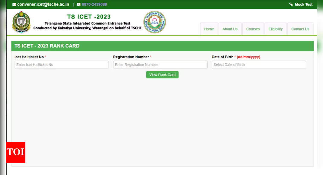 TS ICET 2023 results announced @ icet.tsche.ac.in; Direct link here