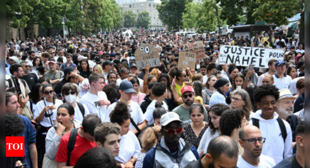 France will deploy 40,000 police officers to quell violence that followed deadly police shooting – Times of India