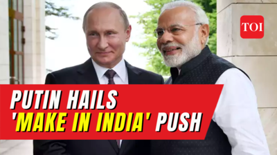 Russian President Putin hails PM Modi's 'Make in India' initiative