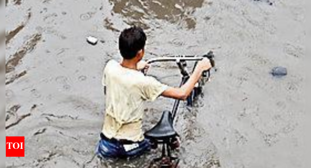 Rainfall, Choked Drains Cause Waterlogging Situation In Agra Agra