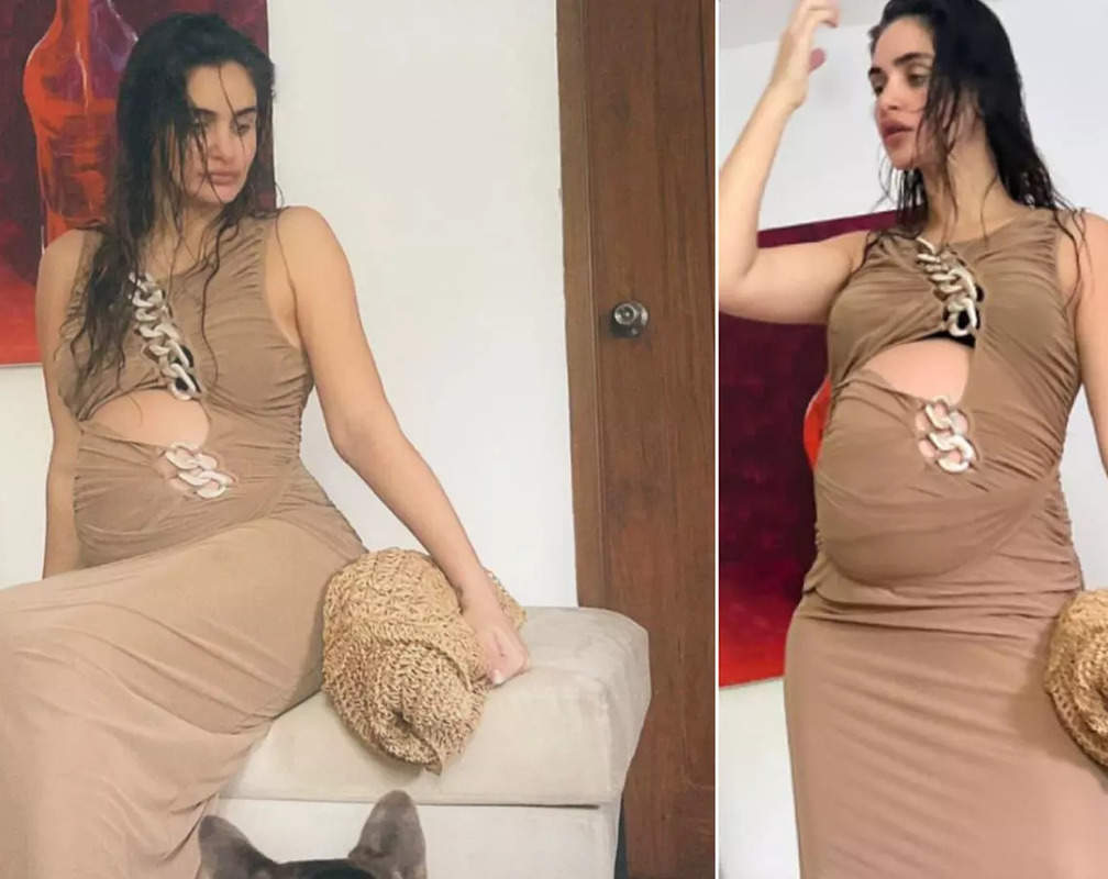 
Arjun Rampal's girlfriend Gabriella Demetriades flaunts her baby bump in a cut-out maxi dress; fans react
