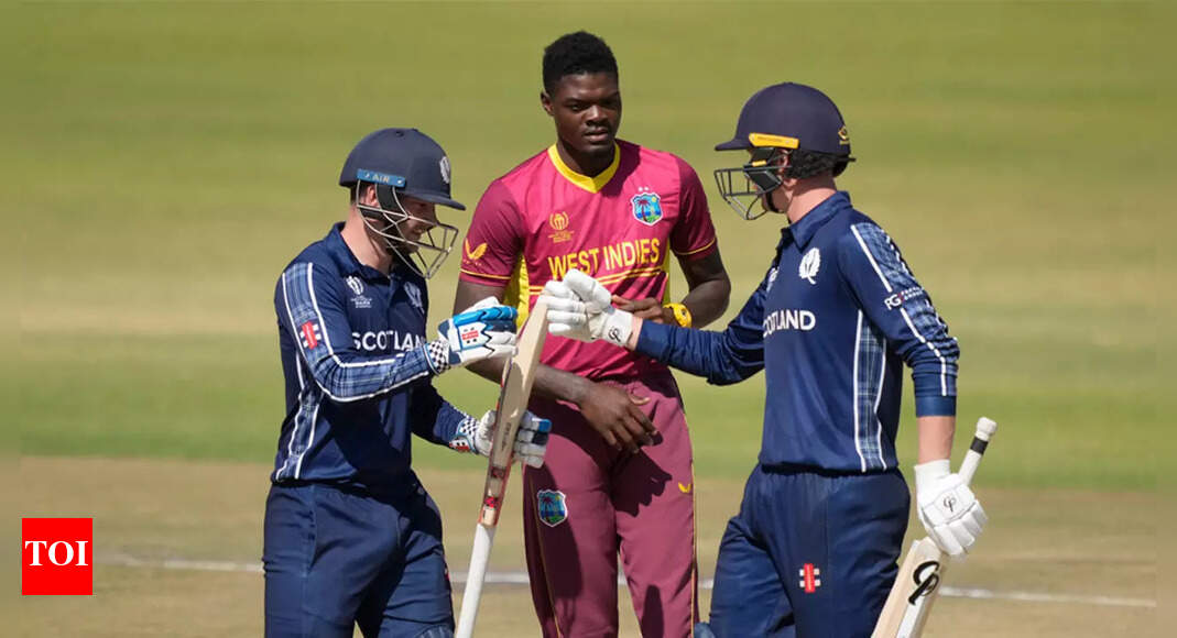 Scotland vs West Indies Match 3, Super 6, ICC World Cup Qualifiers 2023