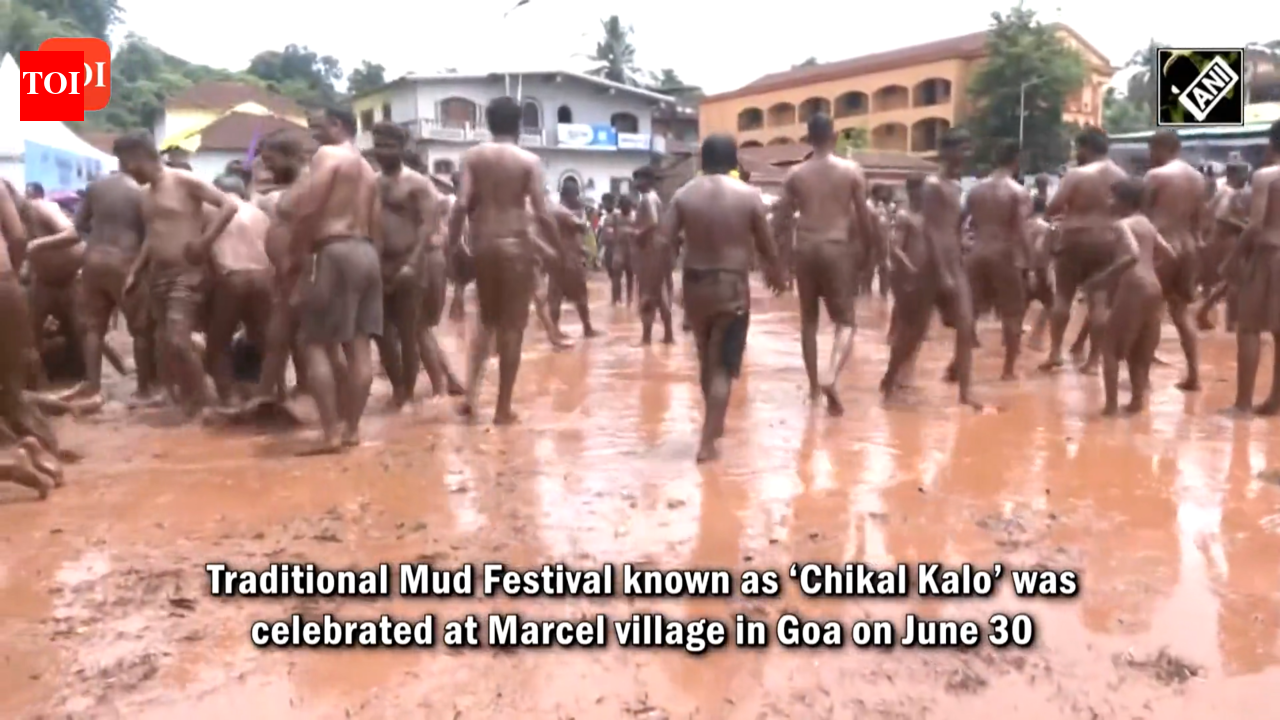 Goa: Traditional Mud Festival ‘Chikal Kalo’ celebrated in Marcel village