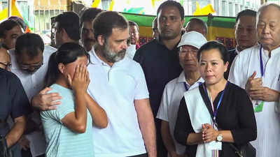 BJP divided over Rahul Gandhi’s violence-torn Manipur visit