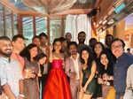 ​Kangana Ranaut and Avneet Kaur make heads turn in a strapless dress at the success party of Tiku Weds Sheru​