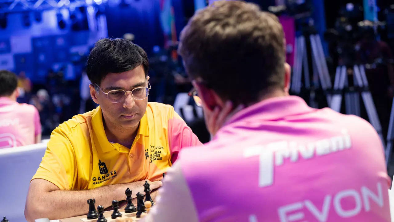 Global Chess League: Competing after nearly eight months, Viswanathan Anand  defeats Duda to seal win for Ganges Grandmasters