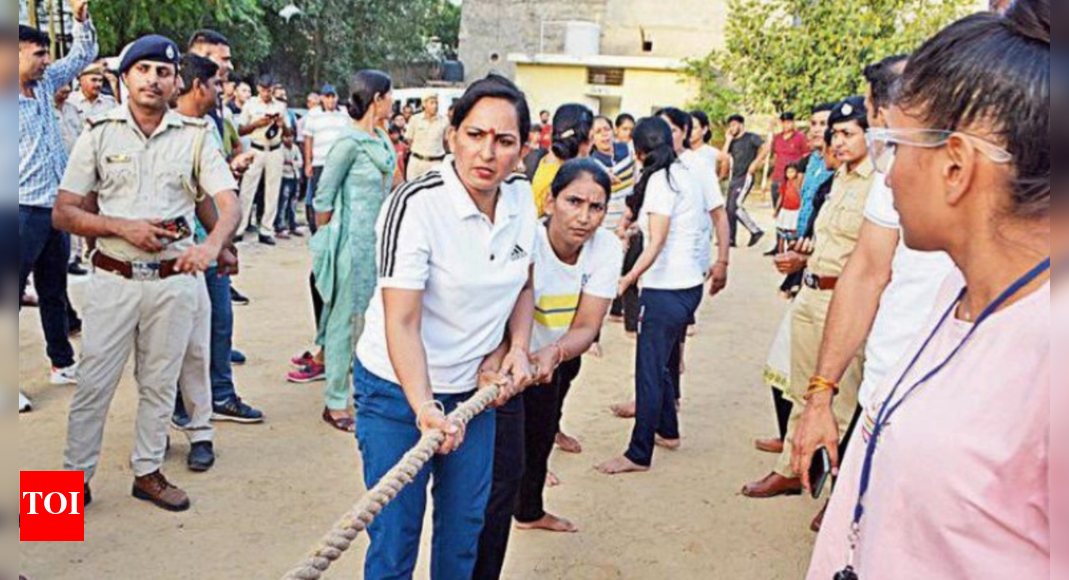 Cops’ stress pill : Yoga sessions, sports, Ganga dip in Haridwar | Gurgaon News