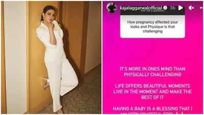 Kajal Aggarwal shares her experiences battling postpartum depression and how it impacts one’s Body!