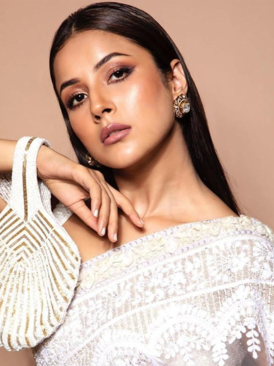 Sawan 2023: Shehnaaz Gill-Inspired Saree Looks To Ring In Sawan Somwar ...