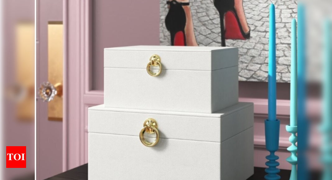 Decorative Boxes For Organized And Chic Storage Times Of India