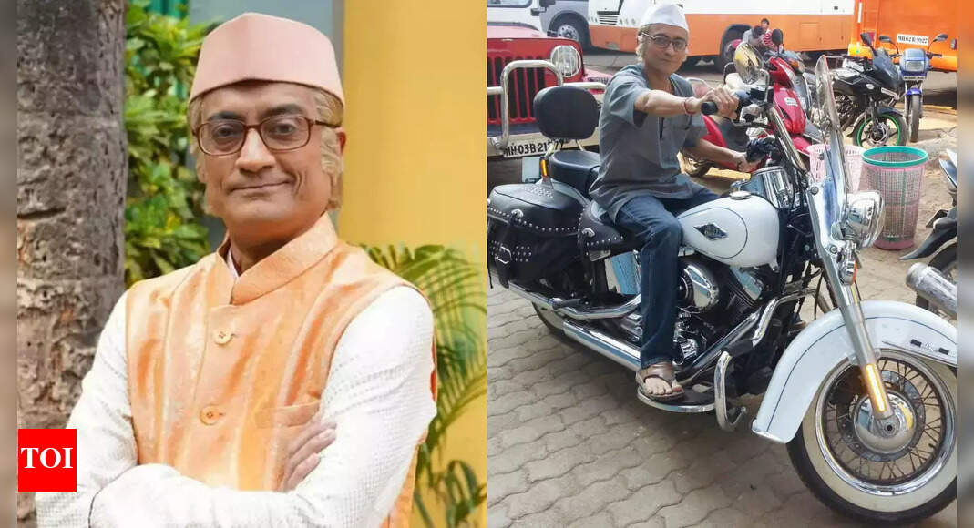 Taarak Mehta's Amit Bhatt aka Bapuji looks recognisable as he poses on a bike; a netizen jokes, 'Babita ji bete se nai baap se impress ho jayengi' - Vimarsana News