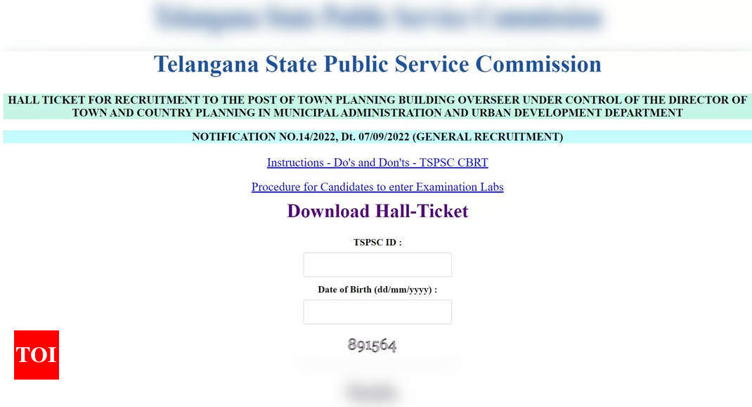 TSPSC TPBO Admit Card 2023 released on tspsc.gov.in, direct link here