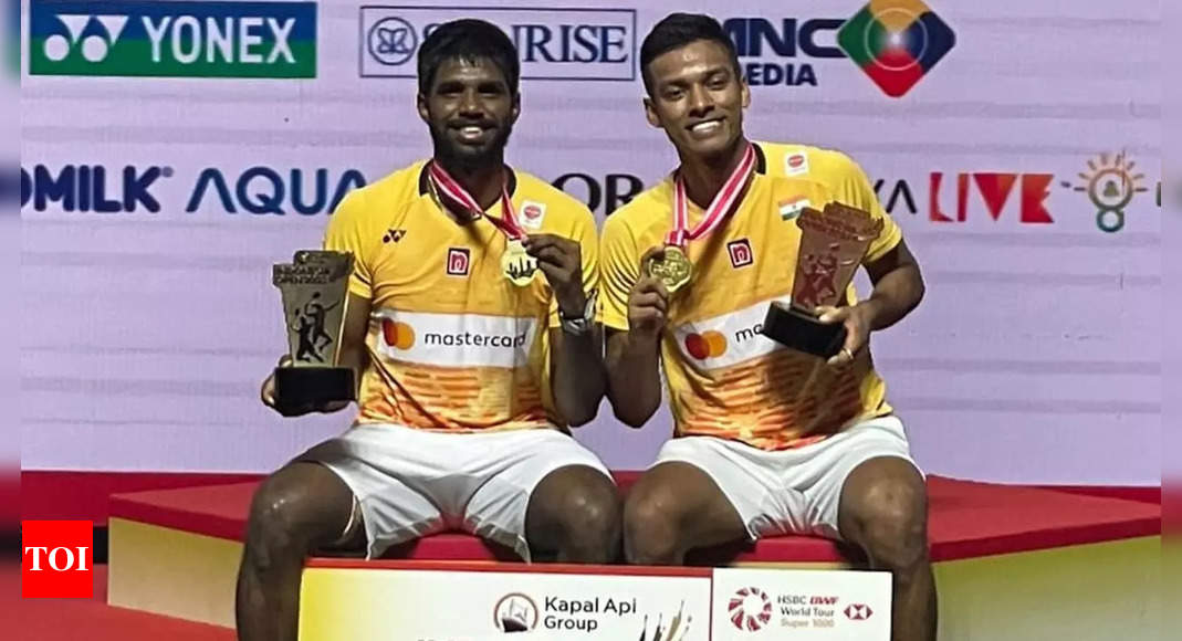 ‘Two bodies, one soul’: Chemistry between me and Chirag is the advantage we have, says Satwiksairaj Rankireddy | Badminton News – Times of India