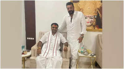 "Forever grateful for his wisdom and guidance," Sanjay Dutt posts tribute to his guru