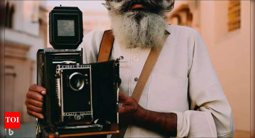 This photographer in Jaipur uses a vintage 1860 camera to click ...