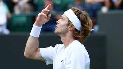 Andrey Rublev leads Russian Wimbledon return with easy win