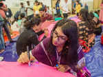 50 members of transgender community along with trans designer Saisha Shinde paint umbrellas at this unique event