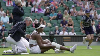 Wimbledon: Elina Svitolina beats injured Venus Williams in first round