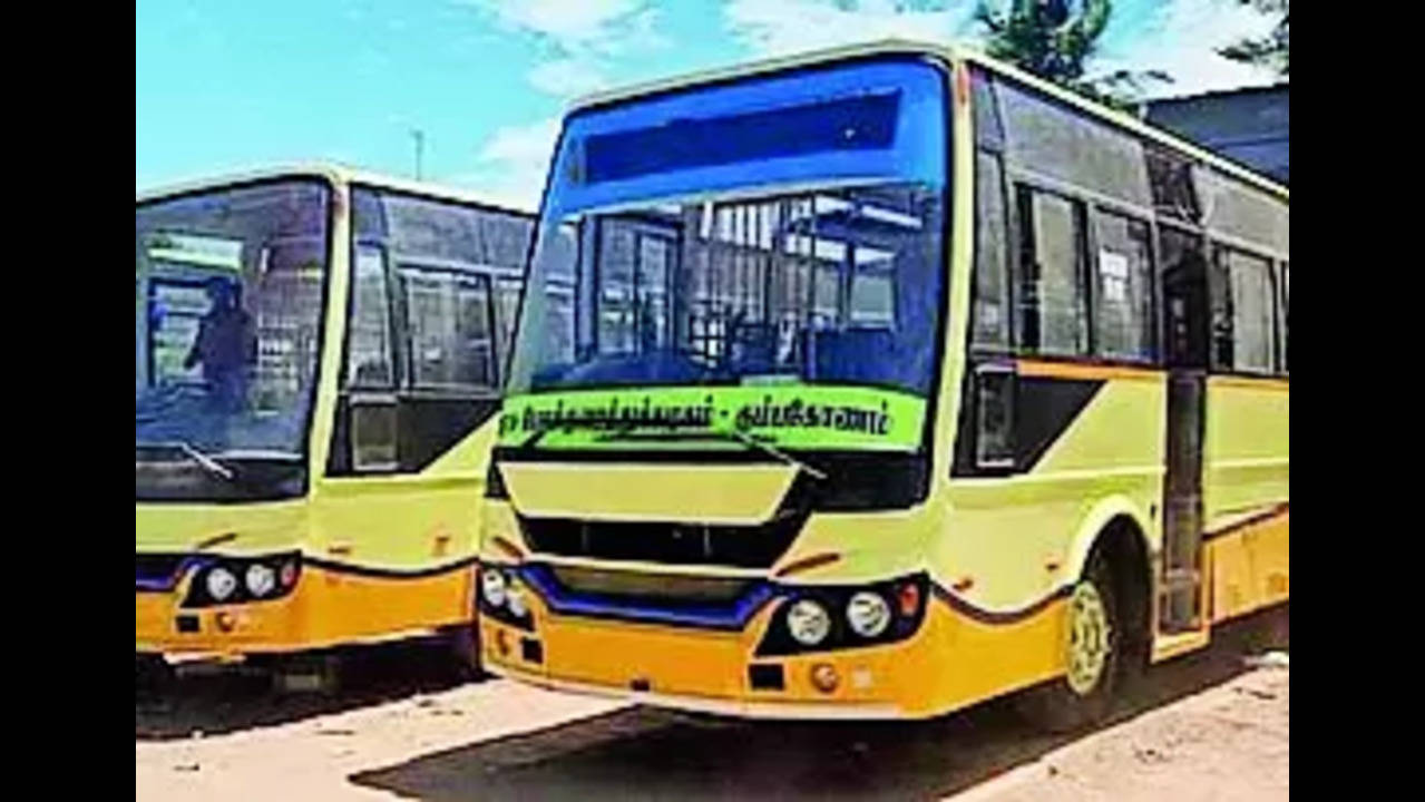 1,400 New Buses Earmarked For Tn | Chennai News - Times of India