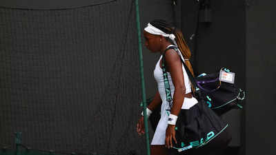 Coco Gauff shocked by Wimbledon qualifier Sofia Kenin