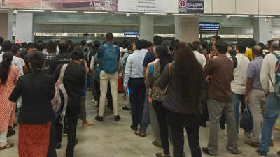 Bengaluru Metro services disrupted on Purple Line
